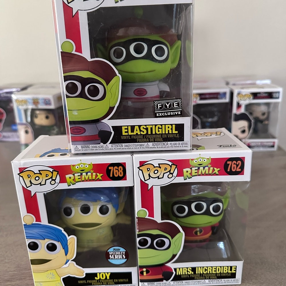 Funko Pop! Pixar Remix Collectible Figures